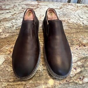 Johnston & Murphy Brown Leather Slip-On Loafers